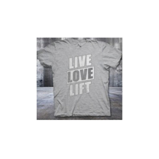WORK OUT LIFT 100% COTTON GRAY TEE
